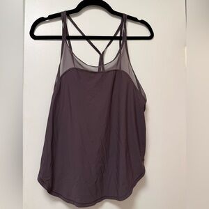 LULULEMON Anew Singlet Strappy Workout Tank in Purple "Magnum" | Size 6